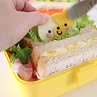 一起野餐吧 藏着可爱小猫的鸡蛋沙拉三明治的做法图解10