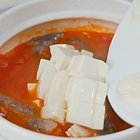 芝士番茄烩虾仁豆腐的做法图解6