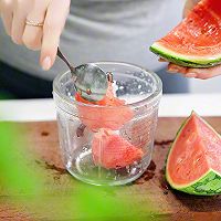 抹茶西瓜生椰的做法图解2