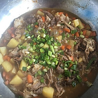 土豆羊肉片的做法图解7