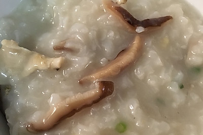 河蚌香菇粥