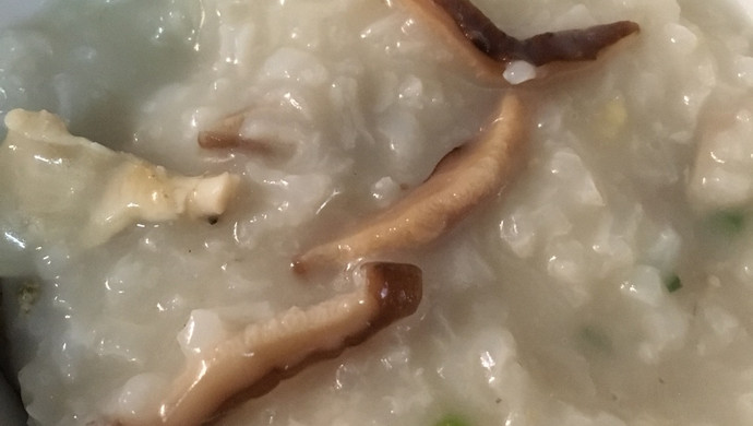 河蚌香菇粥