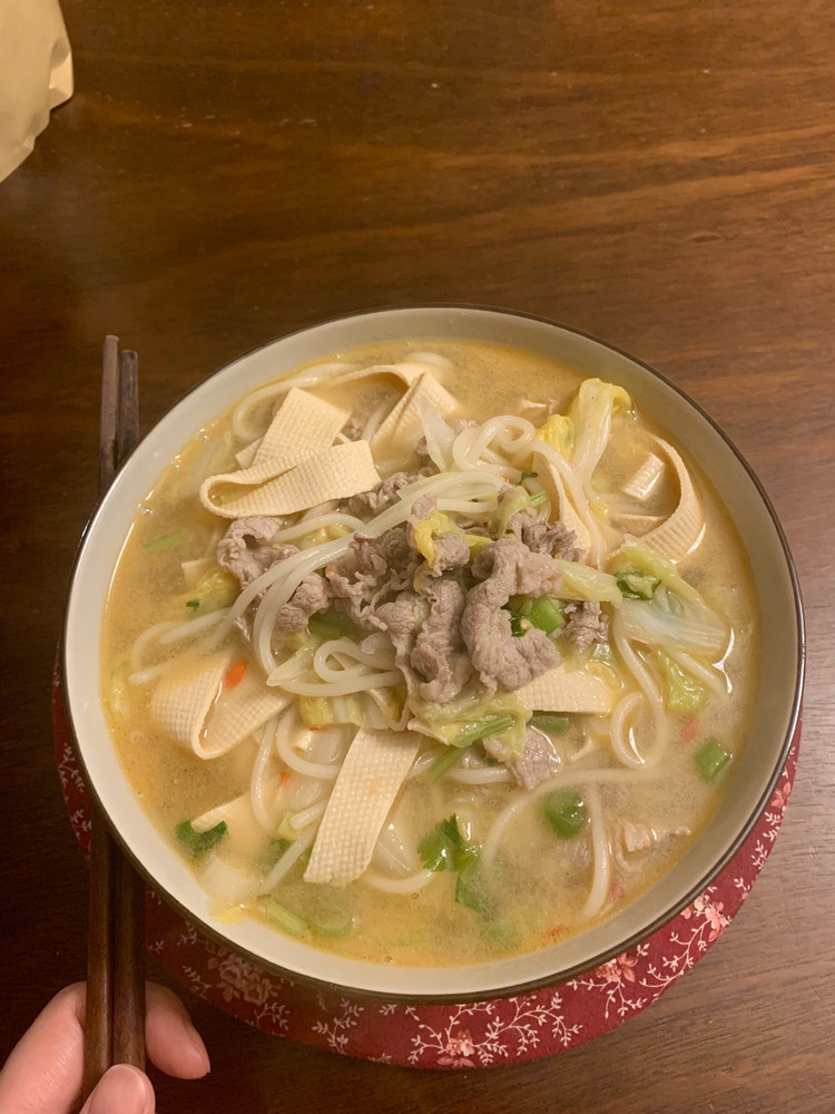 火锅羊肉面的做法