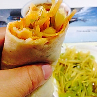 煎饼卷菜的做法图解7