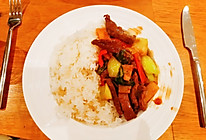 马来西亚娘惹风・豆豉酱烩白菜芦笋牛肉的做法
