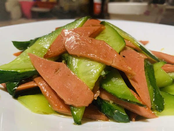 黄瓜火腿片