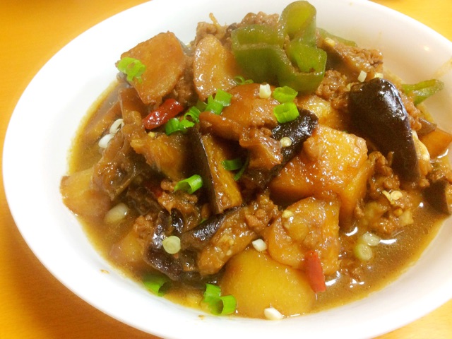 茄子炖土豆