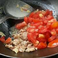 卷心菜番茄炒肉粒的做法图解4