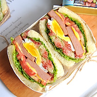 午餐肉无花果爆炸能量三明治的做法图解10