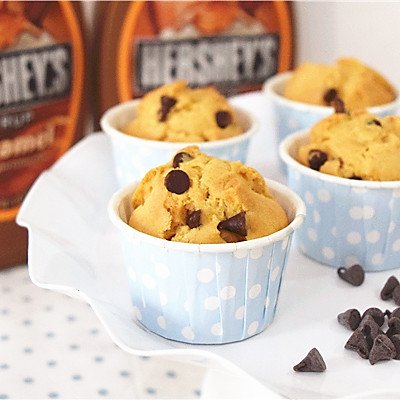 焦糖巧克力豆麦芬蛋糕/纸杯蛋糕