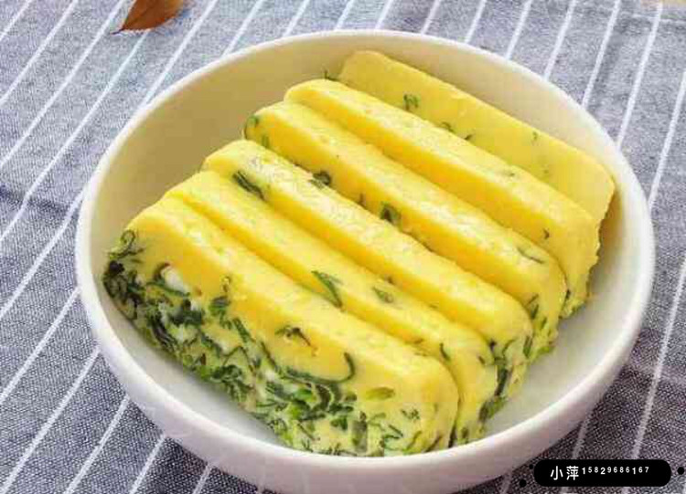 菠菜鸡蛋糕的做法