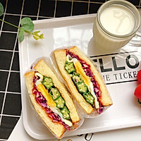 蔬菜三明治的做法图解12