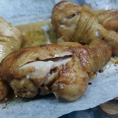 简洁版柠香蜂蜜烤鸡腿