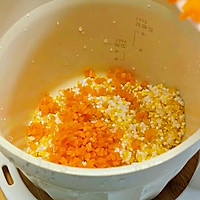 果蔬玉米碴粥 8+宝宝辅食的做法图解3
