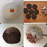 烘焙｜奶素低脂巴斯克蛋糕、巧克力夹心奥利奥蛋挞的做法图解7