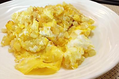 咸菜炒鸡蛋