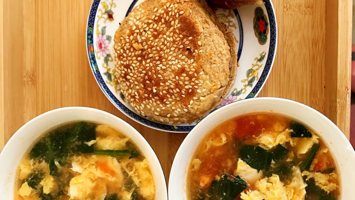 芙蓉汤（鸡蛋菠菜汤）