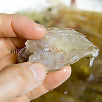 蒜蓉粉丝蒸虾——花开富贵虾的做法图解3