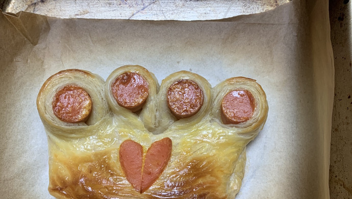 萌萌哒熊掌饼