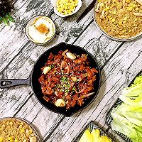 生煎蒜香黑椒牛肉#樱花味道#的做法图解26