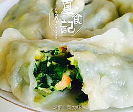 鸡蛋韭菜虾仁水饺的做法