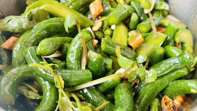 脆爽的黄瓜小菜