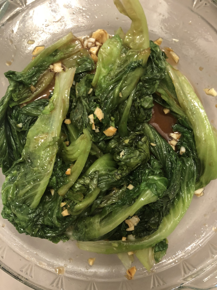 蚝油蒜末生菜的做法