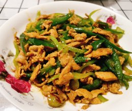 青椒肉丝的做法