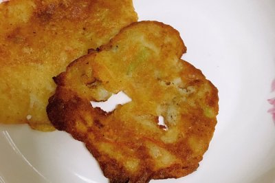 豆渣胡萝卜早餐饼