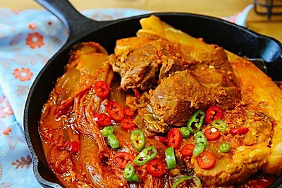 韩国泡菜猪肉锅