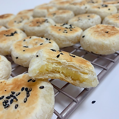 潮汕绿豆饼，不用烤箱就可以做出的美味