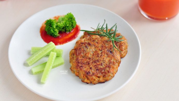 蔬菜牛肉饼