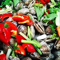 李厨娘蒜烧芥末花甲的做法图解3