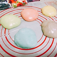 彩色雪媚娘芒果大福 不会变硬的饼皮#每道菜都是一台食光机#的做法图解13