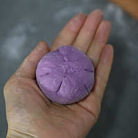 #女神野餐记#暄软香甜，一口爆浆的紫薯果酱面包的做法图解10