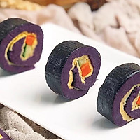 紫薯寿司卷的做法图解13