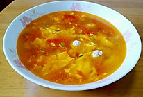 西红柿汆圆汤的做法