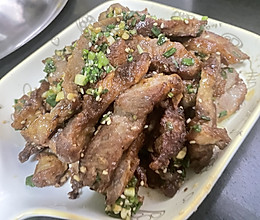 盐葱猪排的做法