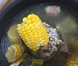 苦瓜玉米薏仁排骨汤的做法