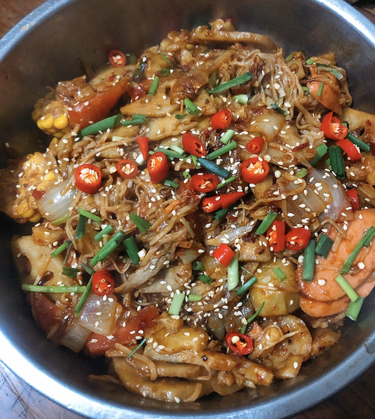 自制家庭版干锅（简单易学）的做法
