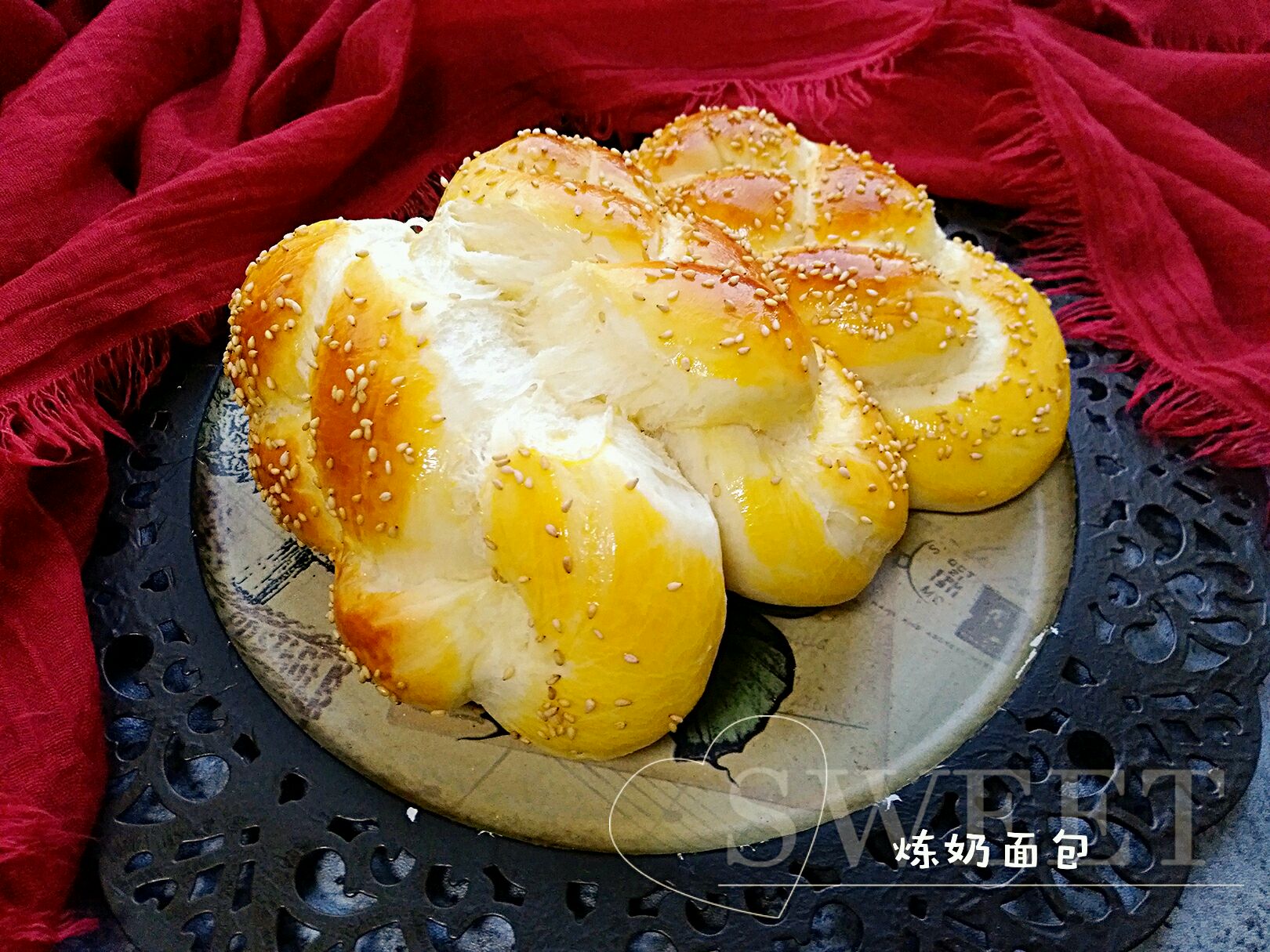 日式炼乳手撕面包的做法步骤图，怎么做好吃 - 君之博客|阳光烘站
