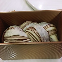 大理石纹豆沙吐司的做法图解13