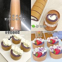 椰香紫薯蛋糕卷的做法图解5