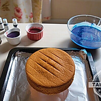 星空淋面蛋糕（6寸）——本命年生日快乐的做法图解12
