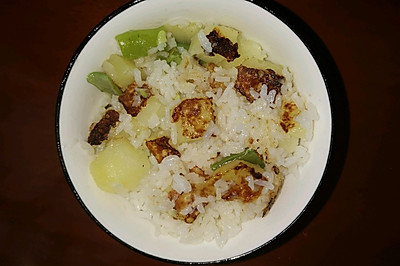 土豆四季豆饭