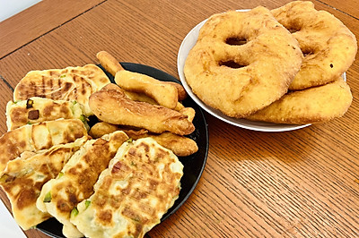 家常青椒饼（还可以顺便炸油饼）