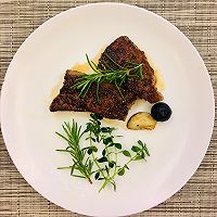 香煎谷饲眼肉牛排的做法图解6