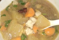 冬瓜肉丸汤(清热解暑夏天必备)的做法