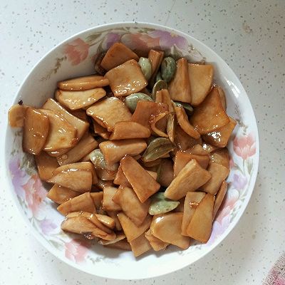 腊八蒜烧杏鲍菇