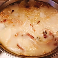 冬日暖锅-像牛奶一样白的大白菜羊杂汤的做法图解10